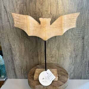 Rustic Halloween Bat Fall Home Decor Wood Bat Halloween FAST SHIP NEW
